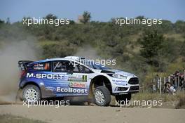 22.04.2015 - Elfyn EVANS (GBR)- Daniel BARRIT (GBR), Ford Fiesta RS WRC, M-SPORT World Rally Team 22-26.04.2015 FIA World Rally Championship 2015, Rd 4, Rally Argentina, Carlos Paz, Argentina