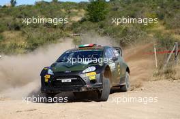 22.04.2015 - Lorenzo BERTELLI (ITA) - Giovanni BERNACCHINI (ITA),  Ford Fiesta RS WRC, FWRT S.R.L 22-26.04.2015 FIA World Rally Championship 2015, Rd 4, Rally Argentina, Carlos Paz, Argentina