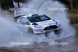 22.04.2015 - Ott TANAK (EST) - Raigo MOLDER (EST), Ford Fiesta RS WRC, M-SPORT World Rally Team 22-26.04.2015 FIA World Rally Championship 2015, Rd 4, Rally Argentina, Carlos Paz, Argentina