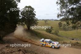 Mal Keough (AUS) Pip Bennett (AUS) Audi Quattro S1 Replica 09-13.09.2015. FIA World Rally Championship 2015, Rd 10, Rally Australia, Coffs Harbour, Australia.