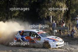 Gianluca Linari (ITA) Nicola Arena (ITA) Subaru Impreza WRX 09-13.09.2015. FIA World Rally Championship 2015, Rd 10, Rally Australia, Coffs Harbour, Australia.