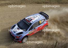 Dani Sordo (ESP) Marc Marti (ESP) Hyundai i20 WRC 09-13.09.2015. FIA World Rally Championship 2015, Rd 10, Rally Australia, Coffs Harbour, Australia.