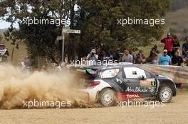 Stephane Lefebvre (FRA) Stephane Prevot (BEL) Citroen DS3 WRC 09-13.09.2015. FIA World Rally Championship 2015, Rd 10, Rally Australia, Coffs Harbour, Australia.