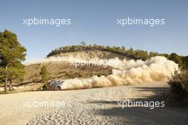 Jari-Matti Latvala,  Miikka Anttila (Volkswagen Polo WRC #2, Volkswagen Motorsport) 22-25.10.2015. World Rally Championship, Rd 12,  Rally de Espana, Catalunya-Costa Daurada, Salou, Spain.