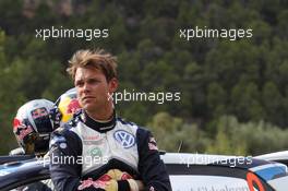 Andreas Mikkelsen ,Ola Floene (Volkswagen Polo R WRC, #9 Volkswagen Motorsport II) 22-25.10.2015. World Rally Championship, Rd 12,  Rally de Espana, Catalunya-Costa Daurada, Salou, Spain.