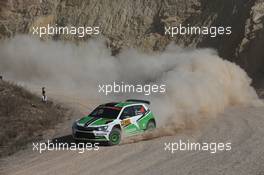 Pontus Tidemand (SWE) , Skoda Fabia R5 22-25.10.2015. World Rally Championship, Rd 12,  Rally de Espana, Catalunya-Costa Daurada, Salou, Spain.