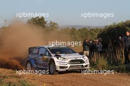 Ott Tanak (EST) Kuldar (EST), Ford Fiesta R5, M-Sport World Rally Team 22-25.10.2015. World Rally Championship, Rd 12,  Rally de Espana, Catalunya-Costa Daurada, Salou, Spain.