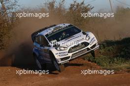 Elfyn Evans, Daniel Barrit (Ford Fiesta WRC, #6 M-Sport World Rally Team) 22-25.10.2015. World Rally Championship, Rd 12,  Rally de Espana, Catalunya-Costa Daurada, Salou, Spain.