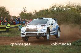 Ott Tanak (EST) Kuldar (EST), Ford Fiesta R5, M-Sport World Rally Team 22-25.10.2015. World Rally Championship, Rd 12,  Rally de Espana, Catalunya-Costa Daurada, Salou, Spain.