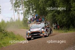 01.08.2015 - Robert Kubica,  Maciej Szczepaniak (Ford Fiesta RS WRC, #14 RK) 30.07-02.08.2015 FIA World Rally Championship 2015, Rd 8, Rally Finland, Jyvaskyla, Finland