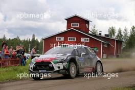 31.07.2015 - Kris Meeke, Paul Nagle (CitroÃƒÂ«n DS3 WRC, #3 CitroÃƒÂ«n Total Abu Dhabi WRT) 30.07-02.08.2015 FIA World Rally Championship 2015, Rd 8, Rally Finland, Jyvaskyla, Finland