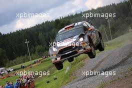 01.08.2015 - Robert Kubica,  Maciej Szczepaniak (Ford Fiesta RS WRC, #14 RK) 30.07-02.08.2015 FIA World Rally Championship 2015, Rd 8, Rally Finland, Jyvaskyla, Finland