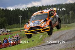 01.08.2015 - Martin Prokop, J. Kennard (Ford Fiesta RS WRC, #21 Jipocar Czech National Team) 30.07-02.08.2015 FIA World Rally Championship 2015, Rd 8, Rally Finland, Jyvaskyla, Finland