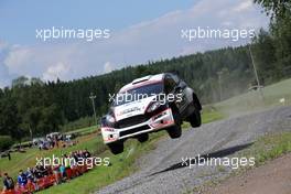 01.08.2015 - Jarkko Nikara (FIN) K. Lindstrom (FIN), Ford Fiesta R5, Drive DMACK 30.07-02.08.2015 FIA World Rally Championship 2015, Rd 8, Rally Finland, Jyvaskyla, Finland