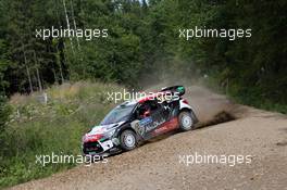 01.08.2015 - Khalid Al Qassimi, Chris Patterson (CitrÃƒÂ¶en DS3 WRC, #12 CitroÃƒÂ«n Total Abu Dhabi WRT) 30.07-02.08.2015 FIA World Rally Championship 2015, Rd 8, Rally Finland, Jyvaskyla, Finland