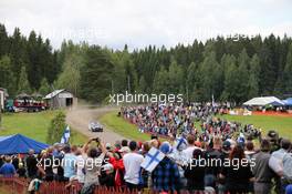 31.07.2015 - Jari-Matti Latvala, Miikka Anttila (Volkswagen Polo WRC #2, Volkswagen Motorsport) 30.07-02.08.2015 FIA World Rally Championship 2015, Rd 8, Rally Finland, Jyvaskyla, Finland