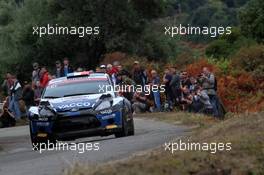 02.10.2015 - Julien Maurin, Nicolas Klinger (Ford Fiesta R5) 10.01-10.04.2015 FIA World Rally Championship 2015, Rd 11, Rally Corsica, Ajaccio, France
