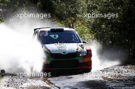 02.10.2015 - Armin Kremer (GER) Pirmin Winklhofer (GER), Skoda Fabia R5 10.01-10.04.2015 FIA World Rally Championship 2015, Rd 11, Rally Corsica, Ajaccio, France