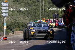 03.10.2015 - Lorenzo Bertelli (ITA)  Lorenzo Granai (ITA) Ford RS WRC 10.01-10.04.2015 FIA World Rally Championship 2015, Rd 11, Rally Corsica, Ajaccio, France
