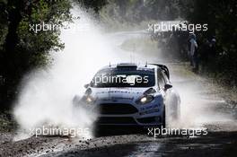 02.10.2015 - Ott Tanak (EST) Raigo Molder (EST) Ford Fiesta RS 10.01-10.04.2015 FIA World Rally Championship 2015, Rd 11, Rally Corsica, Ajaccio, France