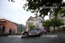 01.10.2015 - Shakedown, Robert Kubica, Maciej Szczepaniak (Ford Fiesta RS WRC 10.01-10.04.2015 FIA World Rally Championship 2015, Rd 11, Rally Corsica, Ajaccio, France