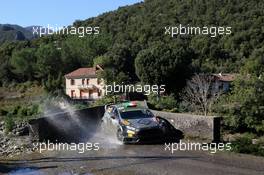 03.10.2015 - Lorenzo Bertelli (ITA)  Lorenzo Granai (ITA) Ford RS WRC 10.01-10.04.2015 FIA World Rally Championship 2015, Rd 11, Rally Corsica, Ajaccio, France