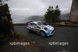 01.10.2015 - Shakedown, Stephane Sarrazin (FRA) Jacques Julien Renucci (FRA), Ford Fiesta WRC 10.01-10.04.2015 FIA World Rally Championship 2015, Rd 11, Rally Corsica, Ajaccio, France