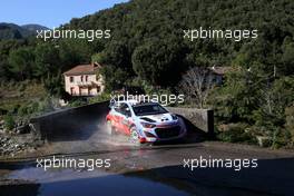03.10.2015 - Dani Sordo (ESP) Marc Marti (ESP), Hyundai I20 WRC, Hyundai Motorsport 10.01-10.04.2015 FIA World Rally Championship 2015, Rd 11, Rally Corsica, Ajaccio, France