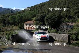 03.10.2015 - Ole Christian VEIBY (NOR) - Anders JAEGER (NOR) CITROEN DS3 R3T, PRINTSPORT 10.01-10.04.2015 FIA World Rally Championship 2015, Rd 11, Rally Corsica, Ajaccio, France