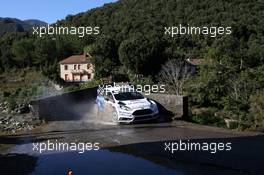 03.10.2015 - Elfyn Evans (GBR) Daniel Barritt (GBR) Ford Fiesta RS WRC 10.01-10.04.2015 FIA World Rally Championship 2015, Rd 11, Rally Corsica, Ajaccio, France