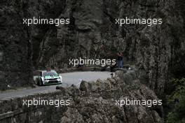 03.10.2015 - Essapeka Lappi (FIN) Janne Ferm (FIN), Skoda Fabia R5, Skoda Motorsport 10.01-10.04.2015 FIA World Rally Championship 2015, Rd 11, Rally Corsica, Ajaccio, France