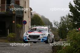 01.10.2015 - Shakedown, Craig Breen (IRL) - Scott Martin (GBR) Peugeot 208 T16 10.01-10.04.2015 FIA World Rally Championship 2015, Rd 11, Rally Corsica, Ajaccio, France