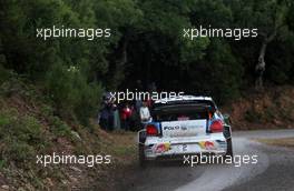 01.10.2015 - Shakedown, Jari-Matti Latvala, Miikka Anttila (Volkswagen Polo WRC #2, Volkswagen Motorsport) 10.01-10.04.2015 FIA World Rally Championship 2015, Rd 11, Rally Corsica, Ajaccio, France