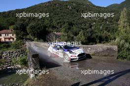 03.10.2015 - Bryan BOUFFIER (FRA) - Thibault DE LA HAYE (FRA), Ford Fiesta RS WRC, M-Sport WRT 10.01-10.04.2015 FIA World Rally Championship 2015, Rd 11, Rally Corsica, Ajaccio, France