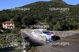 03.10.2015 - Craig Breen (IRL) - Scott Martin (GBR) Peugeot 208 T16 10.01-10.04.2015 FIA World Rally Championship 2015, Rd 11, Rally Corsica, Ajaccio, France