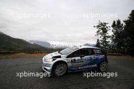 01.10.2015 - Shakedown, Elfyn Evans (GBR) Daniel Barritt (GBR) Ford Fiesta RS WRC 10.01-10.04.2015 FIA World Rally Championship 2015, Rd 11, Rally Corsica, Ajaccio, France