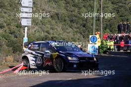 03.10.2015 - Sebastien Ogier, Julien Ingrassia (Volkswagen Polo WRC #1, Volkswagen Motorsport) 10.01-10.04.2015 FIA World Rally Championship 2015, Rd 11, Rally Corsica, Ajaccio, France