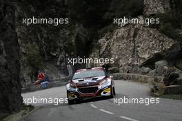03.10.2015 -  Nil SOLANS- IBANEZ Miquel, PEUGEOT 208T16 10.01-10.04.2015 FIA World Rally Championship 2015, Rd 11, Rally Corsica, Ajaccio, France