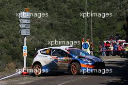 03.10.2015 - Eric CAMILLI (FRA) - Benjamin VEILLAS (FRA) Ford Fiesta R5, Oreca 10.01-10.04.2015 FIA World Rally Championship 2015, Rd 11, Rally Corsica, Ajaccio, France