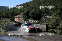 03.10.2015 - Terry FOLB (FRA) - Franck  LE FLOCH (FRA) CITROEN DS3 R3T 10.01-10.04.2015 FIA World Rally Championship 2015, Rd 11, Rally Corsica, Ajaccio, France