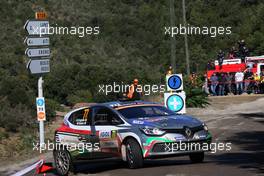 03.10.2015 - Andrea Crugnola (ITA), Michele Ferrara (ITA) Renault Clio R3 10.01-10.04.2015 FIA World Rally Championship 2015, Rd 11, Rally Corsica, Ajaccio, France