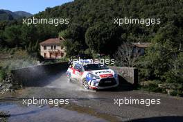 03.10.2015 - Yohan ROSSEL (FRA) - Benoit FULCRAND (FRA) CITROEN DS3 R3T, Ãƒâ€°QUIPE DE FRANCE FFSA 10.01-10.04.2015 FIA World Rally Championship 2015, Rd 11, Rally Corsica, Ajaccio, France