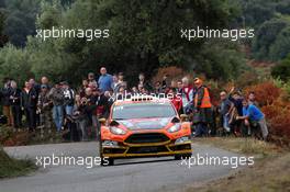 02.10.2015 - Martin Prokop, Jan Tomanek (Ford Fiesta RS WRC, #21 Jipocar Czech National Team) 10.01-10.04.2015 FIA World Rally Championship 2015, Rd 11, Rally Corsica, Ajaccio, France