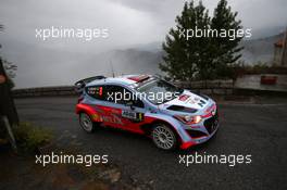 01.10.2015 - Shakedown, Dani Sordo (ESP) Marc Marti (ESP), Hyundai I20 WRC, Hyundai Motorsport 10.01-10.04.2015 FIA World Rally Championship 2015, Rd 11, Rally Corsica, Ajaccio, France