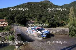 03.10.2015 - Julien Maurin, Nicolas Klinger (Ford Fiesta R5) 10.01-10.04.2015 FIA World Rally Championship 2015, Rd 11, Rally Corsica, Ajaccio, France