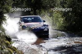 02.10.2015 - FranÃƒÂ§ois Delecour- Sabrina De Castelli, PORSCHE 911GT3 10.01-10.04.2015 FIA World Rally Championship 2015, Rd 11, Rally Corsica, Ajaccio, France