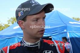 Kevin Abbring (NDL) Sebastian Marshall (GB), Hyundai I20 WRC 20-23.08.2015. World Rally Championship, Rd 9, Rallye Deutschland, Trier, Germany.