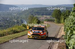 Martin Prokop, Michal Ernst (Ford Fiesta RS WRC, #21 Jipocar Czech National Team) 20-23.08.2015. World Rally Championship, Rd 9, Rallye Deutschland, Trier, Germany.