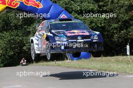 Jari-Matti Latvala,  Miikka Anttila (Volkswagen Polo WRC #2, Volkswagen Motorsport) 20-23.08.2015. World Rally Championship, Rd 9, Rallye Deutschland, Trier, Germany.