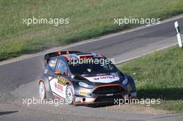 Robert Kubica,  Maciej S zczepaniak (Ford Fiesta RS WRC, #10 RK M-Sport World Rally Team) 20-23.08.2015. World Rally Championship, Rd 9, Rallye Deutschland, Trier, Germany.